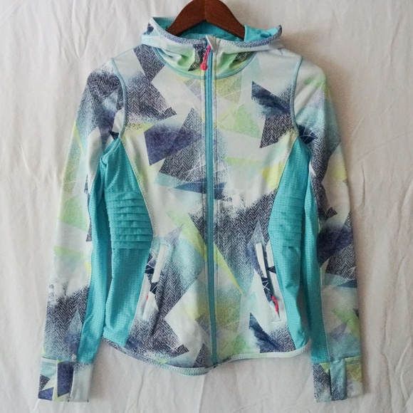NWOT Ivivva Girls 14 (fits like 10-12) Set the Pace Hooded Athletic Jacket - Picture 1 of 14